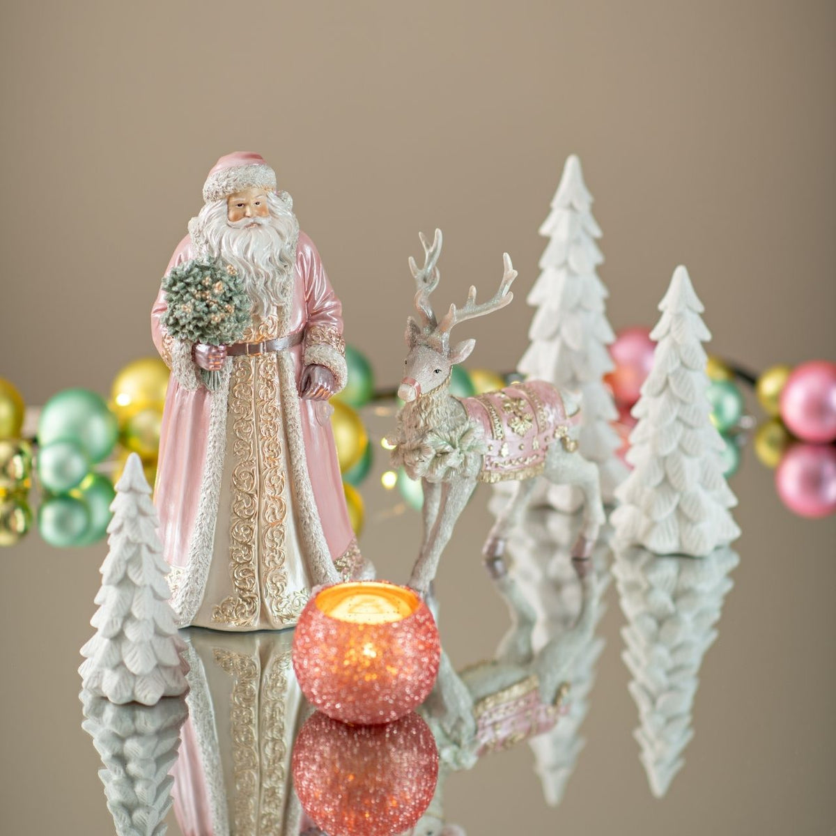 Rosa Weihnachtsmann