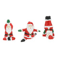 Yoga Weihnachtsmänner Trio