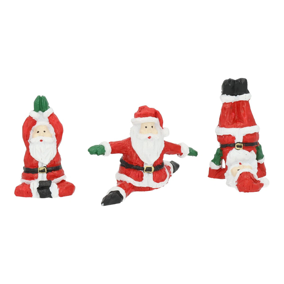Yoga Weihnachtsmänner Trio